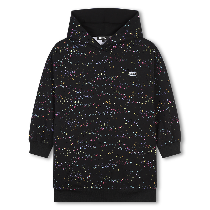 Kleid mit Print und Kapuze DKNY 
                        GIRL