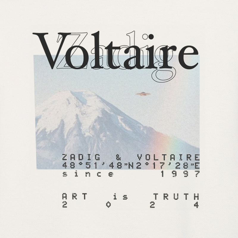 Sweatshirt aus Molton ZADIG & VOLTAIRE 
                        GIRL