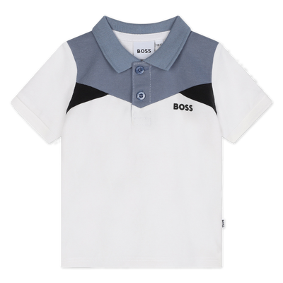 Polo-Shirt mit Farbbl&ouml;cken BOSS BOY