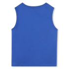 Baumwoll-Tanktop mit Logo KENZO KIDS 
                    BOY