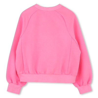 Gef&auml;rbtes Molton-Sweatshirt BILLIEBLUSH GIRL