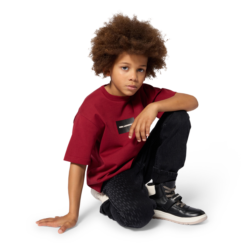 T-Shirt mit kurzen &Auml;rmeln KARL LAGERFELD KIDS 
                        BOY