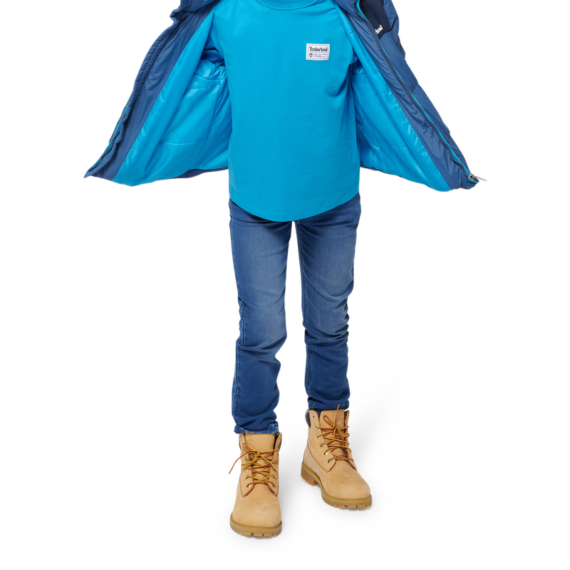 Unifarbenes T-Shirt mit Logo TIMBERLAND 
                        BOY