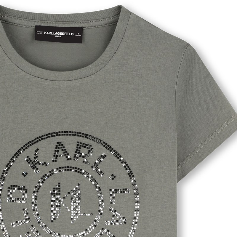 T-Shirt mit Illustrationen KARL LAGERFELD KIDS 
                        GIRL