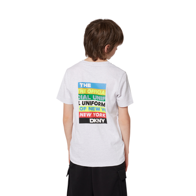 Kurzarm-T-Shirt aus Baumwolle DKNY BOY