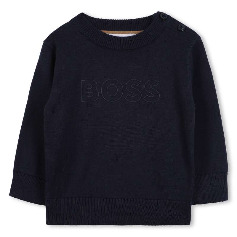 Lang&auml;rmeliger Pullover BOSS 
                        BOY