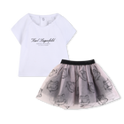 Set aus t-shirt und rock KARL LAGERFELD KIDS 
                    GIRL
