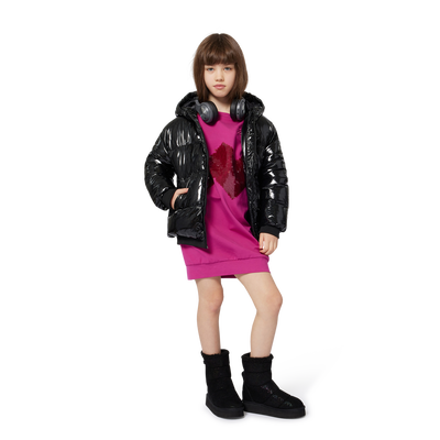 Lang&auml;rmeliges Kleid KARL LAGERFELD KIDS GIRL