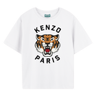 Baumwoll-T-Shirt mit Print KENZO KIDS 
                    BOY