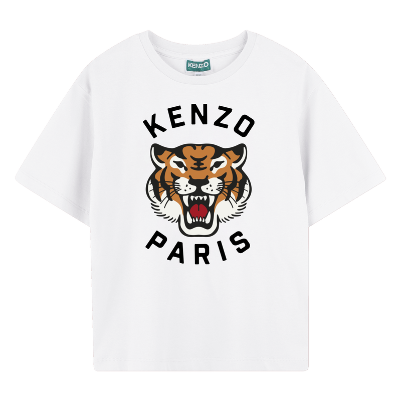 Baumwoll-T-Shirt mit Print KENZO KIDS 
                        BOY