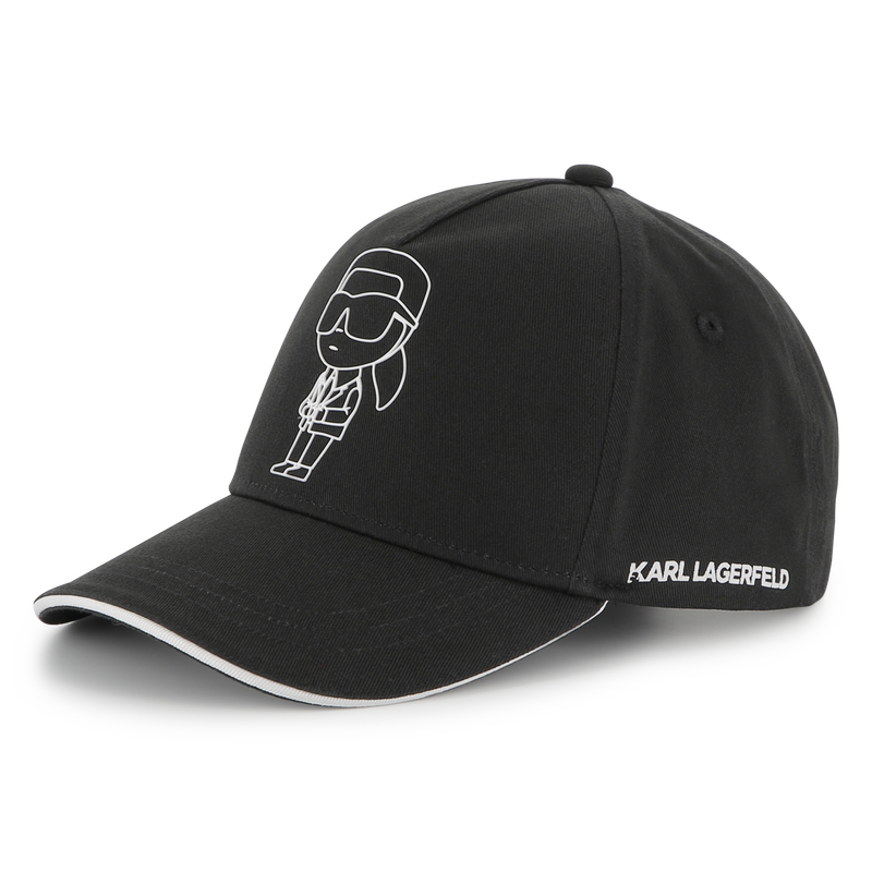 Verstellbares Baumwoll-Cap KARL LAGERFELD KIDS 
                        BOY