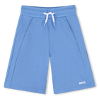 Einfarbige Molton-Bermudas, GIRBLUE, hi-res