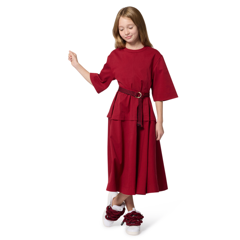 Langes Baumwollkleid LANVIN 
                        GIRL