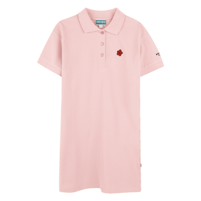 T-Shirt-Kleid mit Polokragen KENZO KIDS GIRL