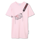 Kurz&auml;rmeliges Baumwollkleid MARC JACOBS 
                    GIRL