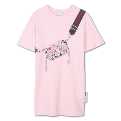 Kurz&auml;rmeliges Baumwollkleid MARC JACOBS GIRL