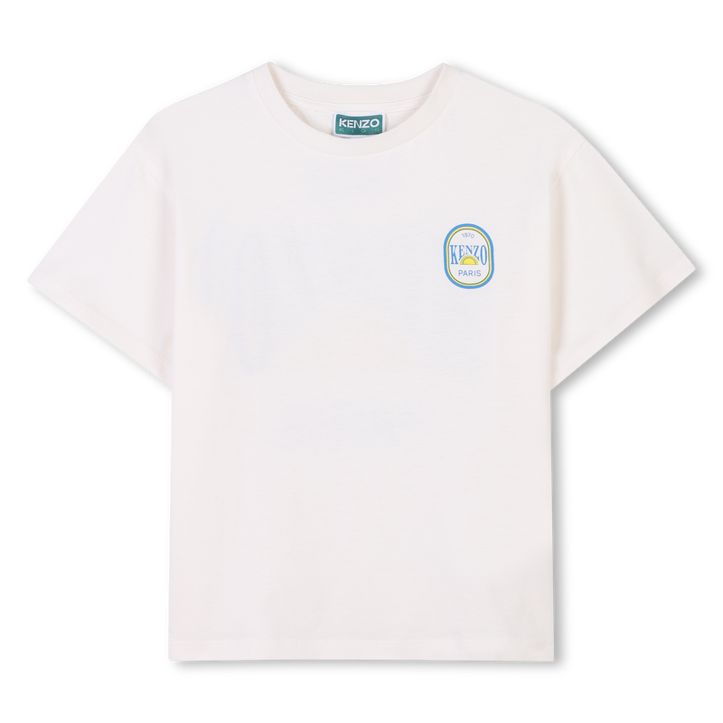 Kurz&auml;rmliges Baumwoll-T-Shirt KENZO KIDS 
                        BOY