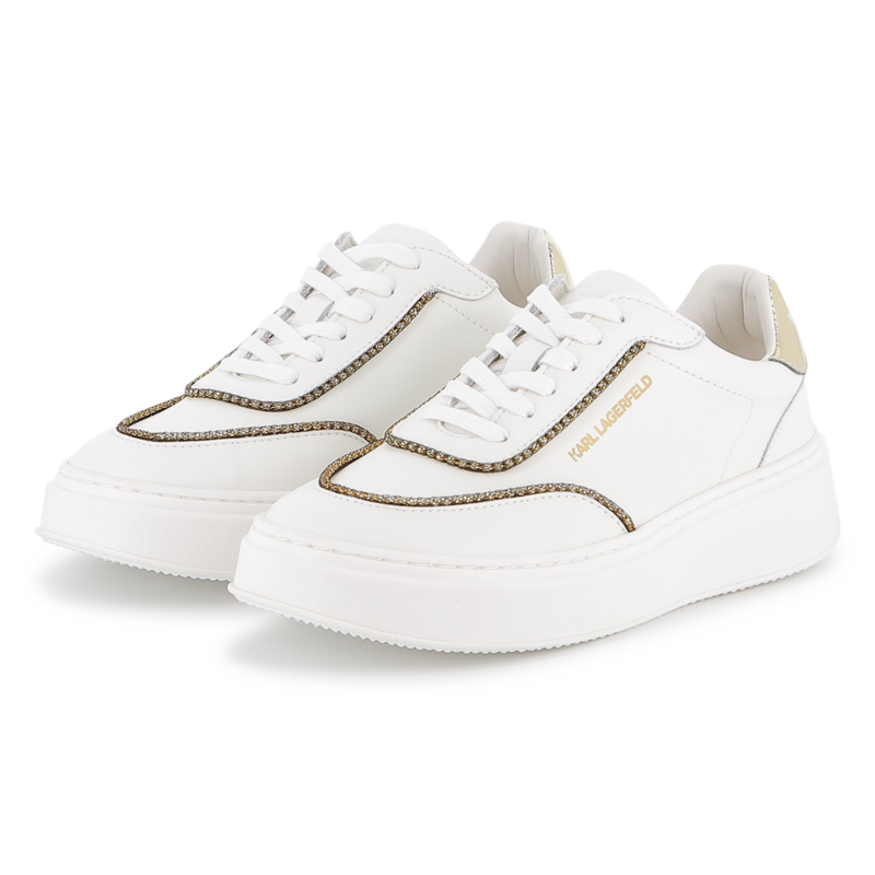Low-Top-Sneakers mit Schnürung KARL LAGERFELD KIDS 
                        GIRL