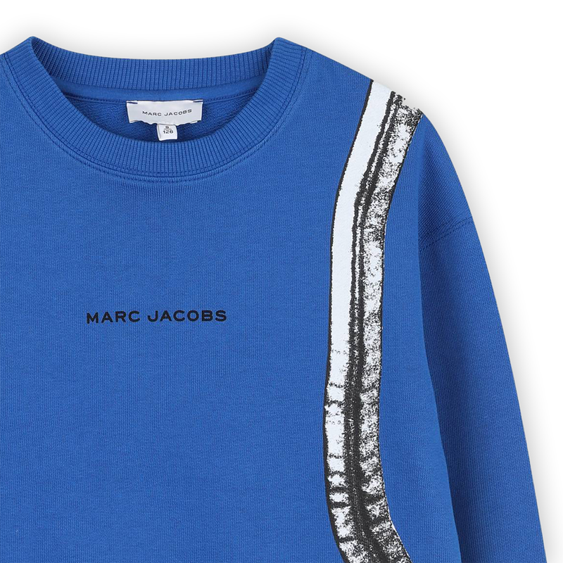 Sweatshirt aus Baumwollfleece MARC JACOBS 
                        BOY