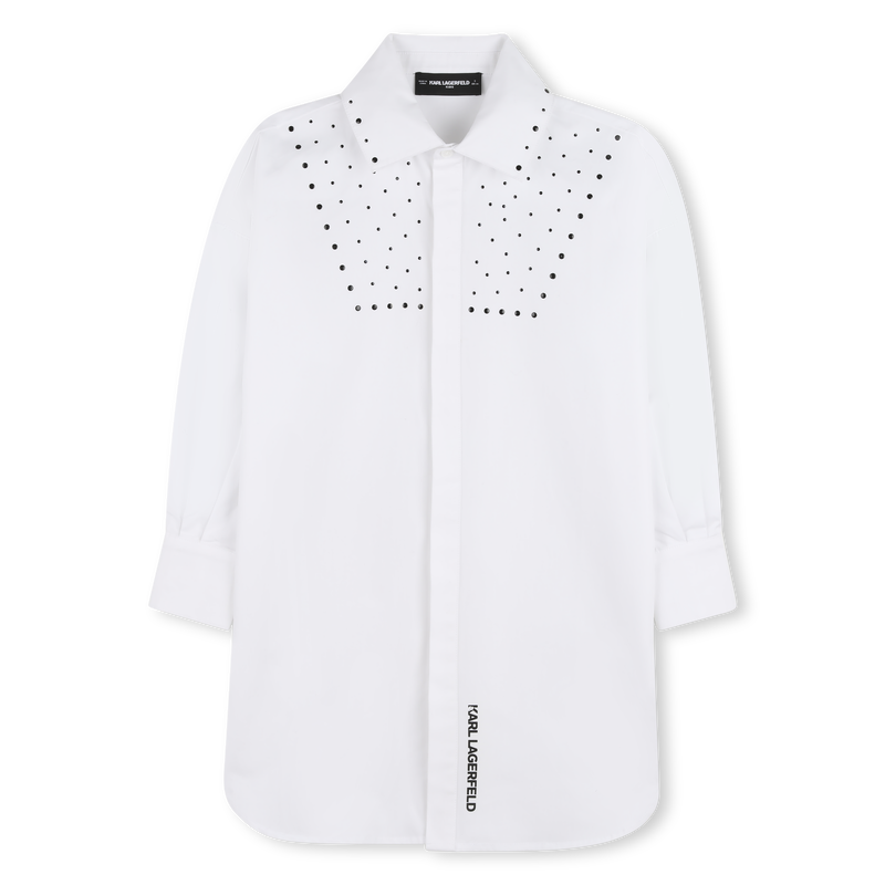 LANG&Auml;RMELIGES HEMDKLEID KARL LAGERFELD KIDS 
                        GIRL