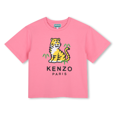 T-Shirt mit kurzen &Auml;rmeln KENZO KIDS GIRL