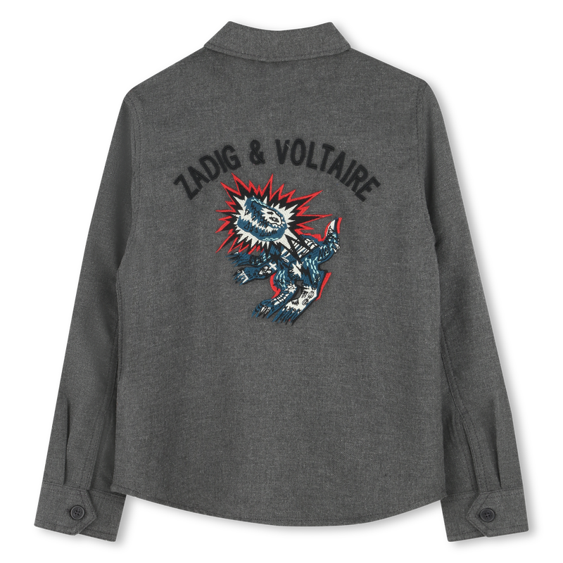 Hemd mit Logo-Stickerei ZADIG & VOLTAIRE 
                        BOY