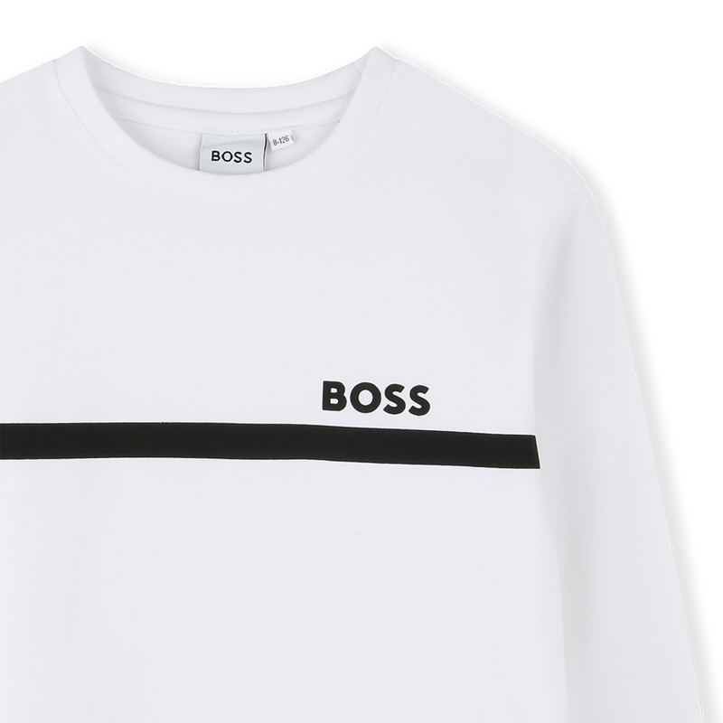 Lang&auml;rmeliges t-shirt BOSS 
                        BOY