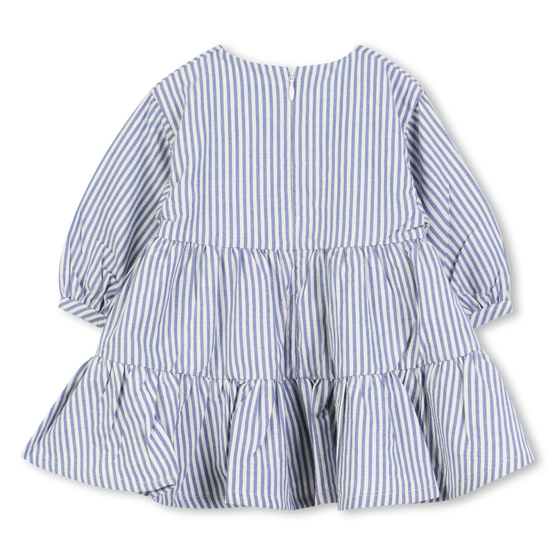 Langes Kleid mit Puffärmeln KENZO KIDS 
                        GIRL