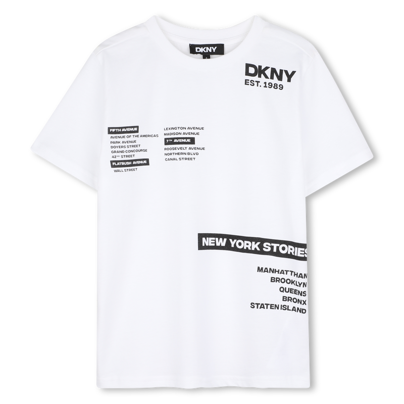 SET AUS T-SHIRT UND BERMUDASHORTS DKNY 
                        BOY