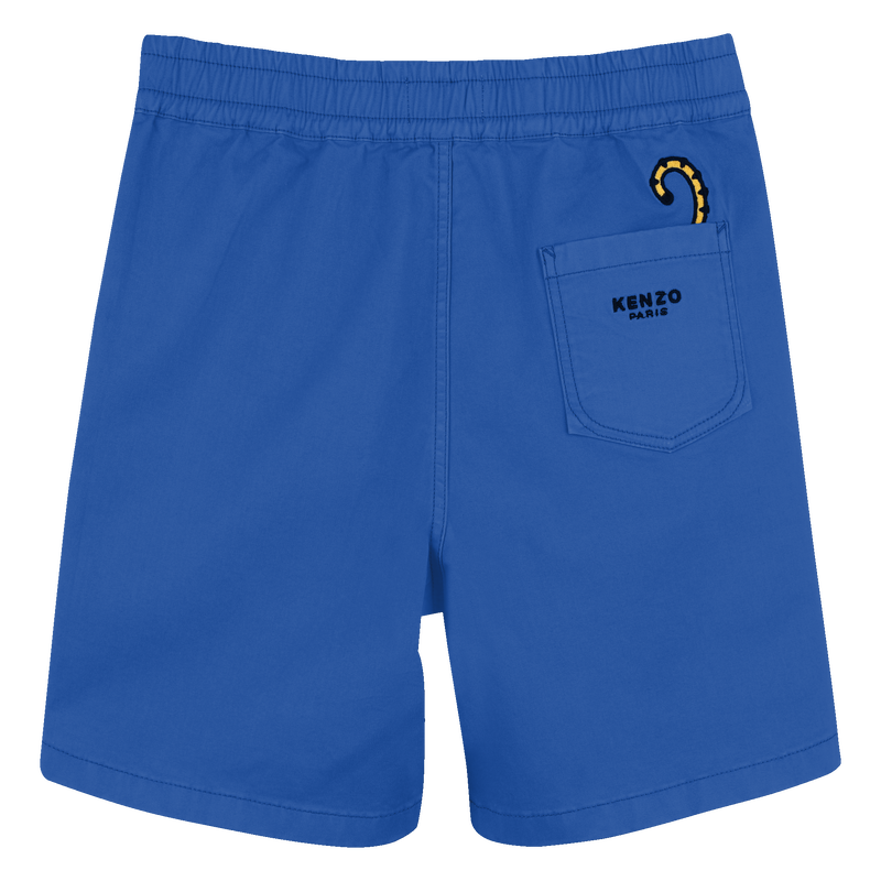 Baumwoll-Bermudas mit Badge KENZO KIDS 
                        BOY