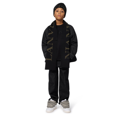 Set aus M&uuml;tze und Schal LANVIN BOY