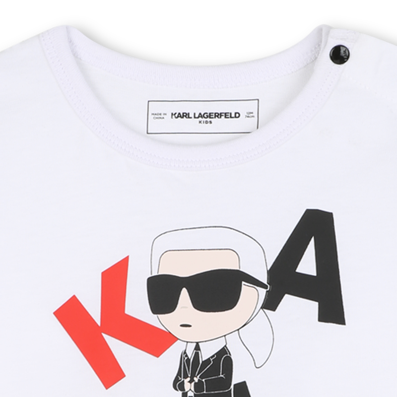 Langarm-T-Shirt KARL LAGERFELD KIDS 
                        BOY