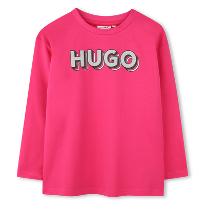 T-Shirt mit Logo-Print HUGO GIRL
