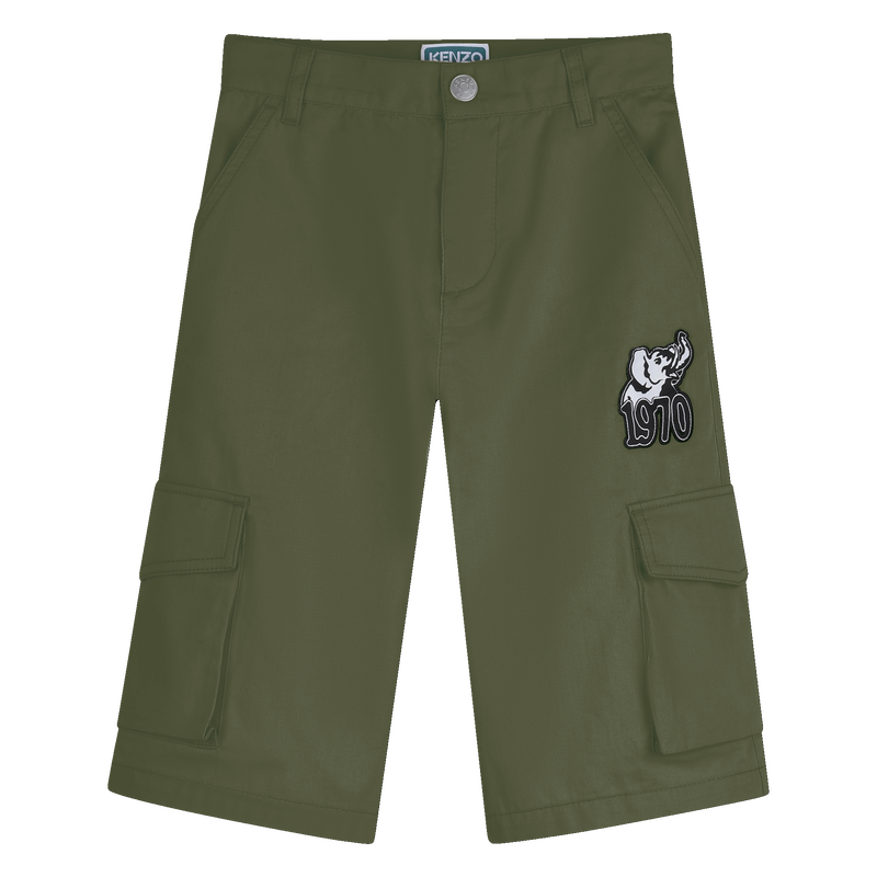 BERMUDASHORTS MIT AUFGESETZTEN TASCHEN KENZO KIDS 
                        BOY