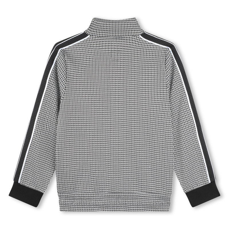 Cardigan mit Zip und Print BOSS 
                        BOY