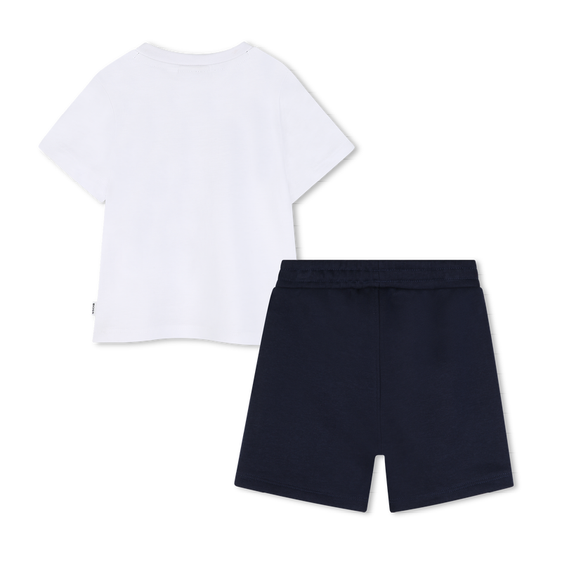 SET AUS T-SHIRT UND BERMUDASHORTS BOSS 
                        BOY