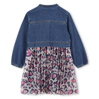 Kleid aus zwei Materialien BILLIEBLUSH 
                    GIRL
