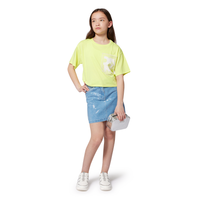 Stofftasche mit Beschichtung DKNY GIRL