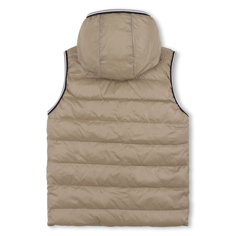 Daunenjacke mit Kapuze in Flann-Optik BOSS 
                        BOY