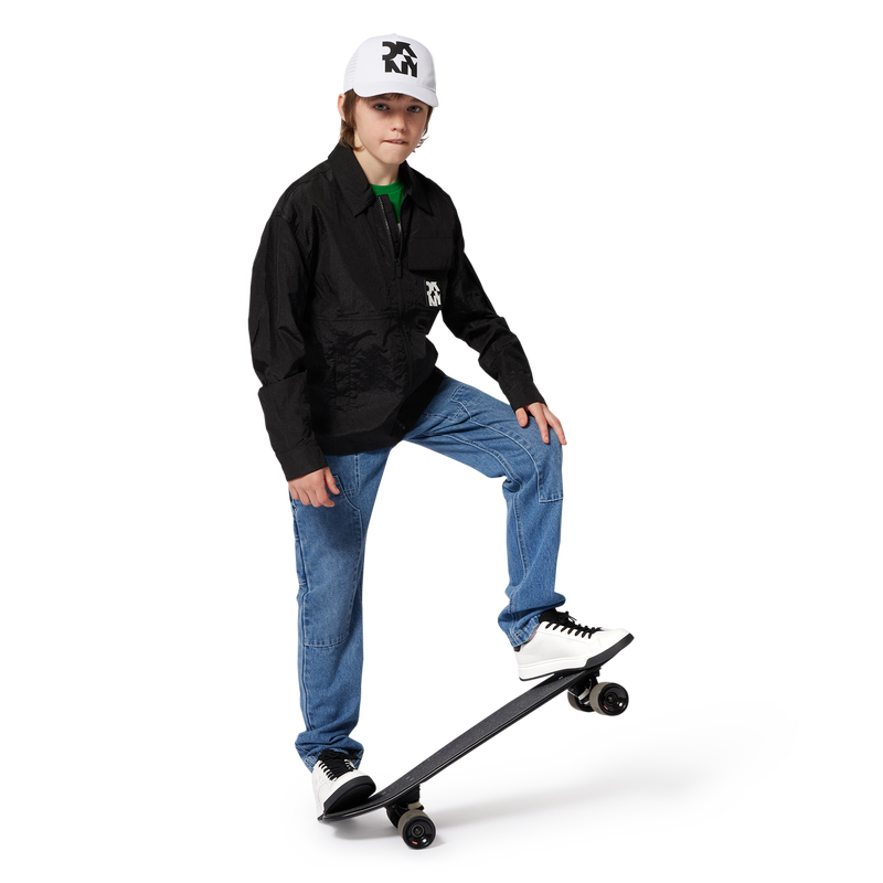 Ledersneaker mit Schn&uuml;rung DKNY 
                        UNISEX