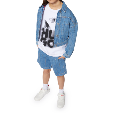 Gestreifte Jeansjacke HUGO GIRL