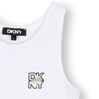 Baumwollkleid im Tanktop-Stil DKNY 
                    GIRL