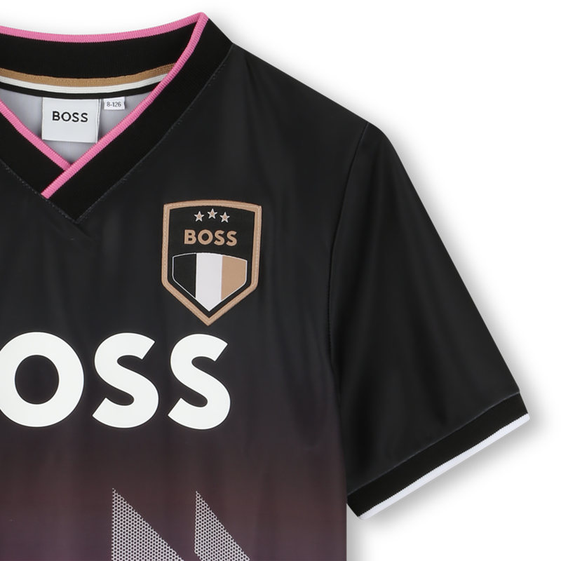 T-Shirt mit V-Ausschnitt BOSS 
                        BOY