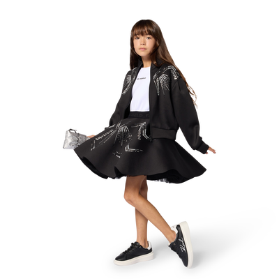 Stehkragen-Cardigan KARL LAGERFELD KIDS GIRL