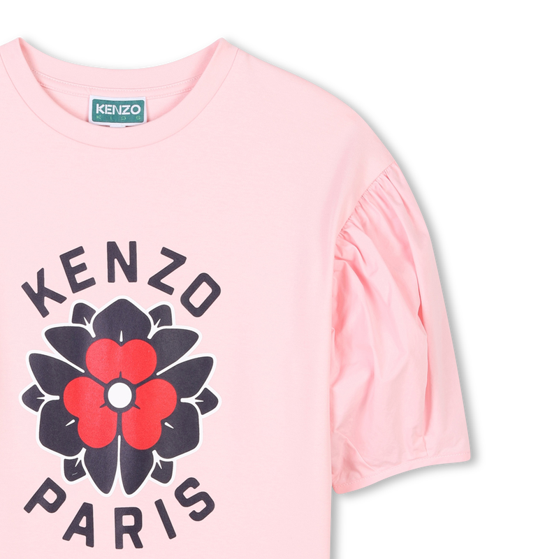 T-Shirt-Kleid mit Ballon&auml;rmeln KENZO KIDS 
                        GIRL