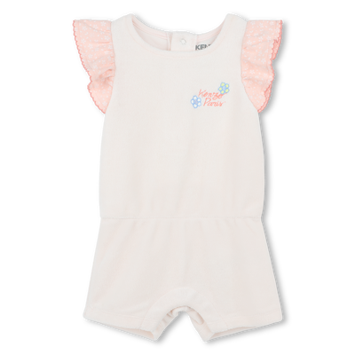 Kurzer Frottee-Jumpsuit KENZO KIDS GIRL