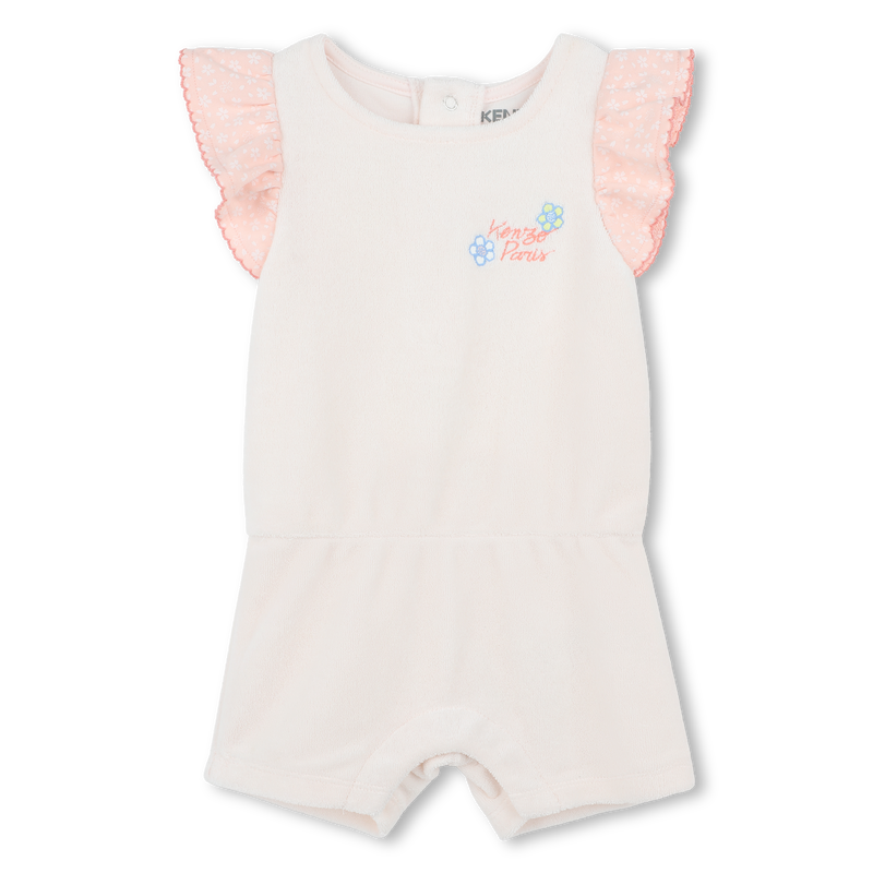 Kurzer Frottee-Jumpsuit KENZO KIDS 
                        GIRL