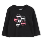 Langarm-T-Shirt KARL LAGERFELD KIDS 
                    GIRL
