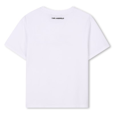 T-Shirt mit Pailletten KARL LAGERFELD KIDS GIRL
