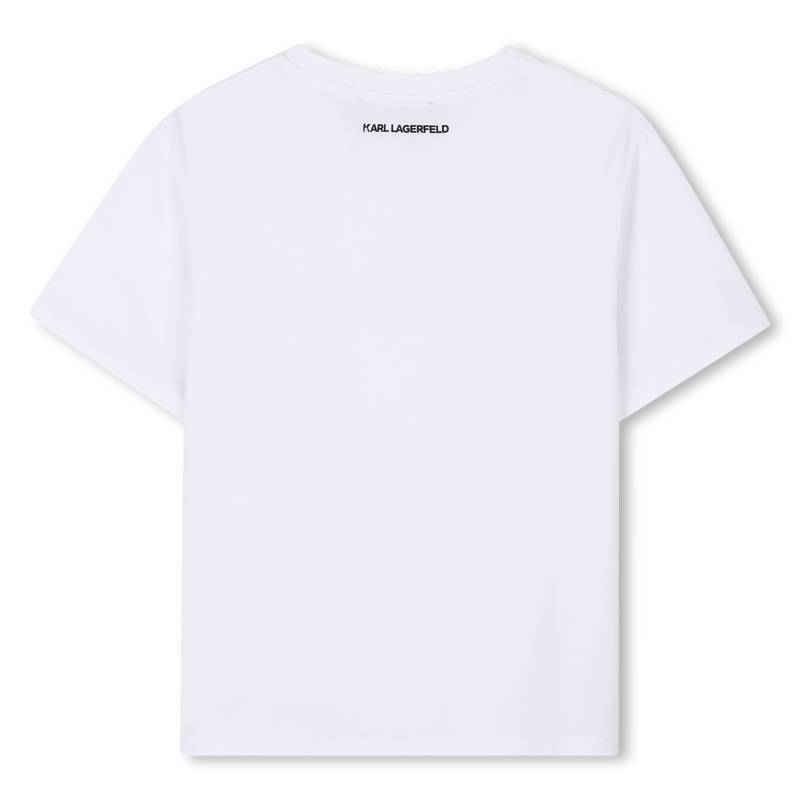 T-Shirt mit Pailletten KARL LAGERFELD KIDS 
                        GIRL